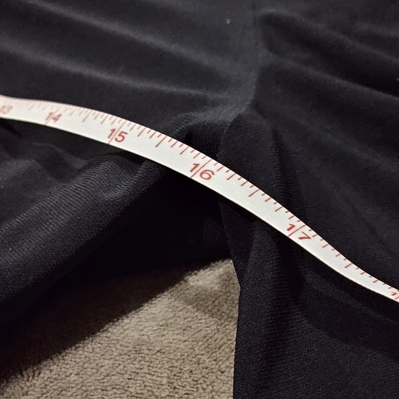 Nine West ✦ Silk Embroidered Floral Appliqué Dress ✦ Black ✦ Fitted Short Sleeve - Picture 14 of 17